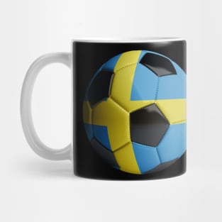 Sweden Soccer Ball Mug